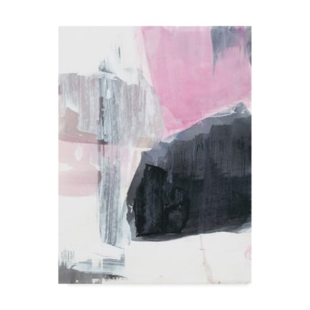Jennifer Goldberger 'Fuchsia Divide I' Canvas Art,35x47